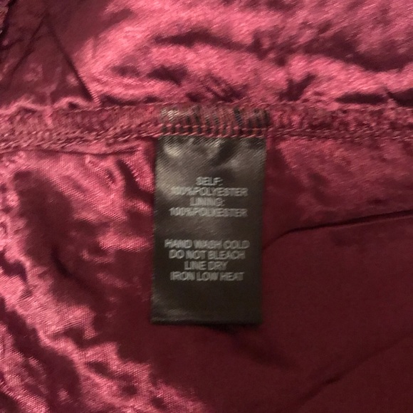 Lulus burgundy lace midi new dress size L - Picture 5 of 7